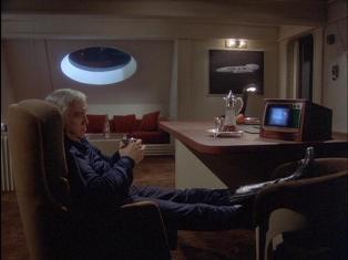 Adama's quarters in "Exodus"